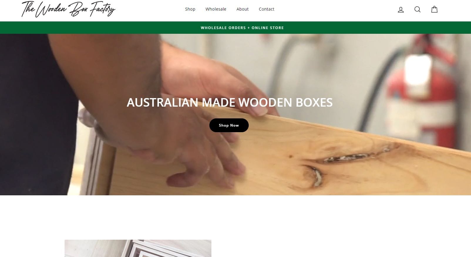 the wooden box factory