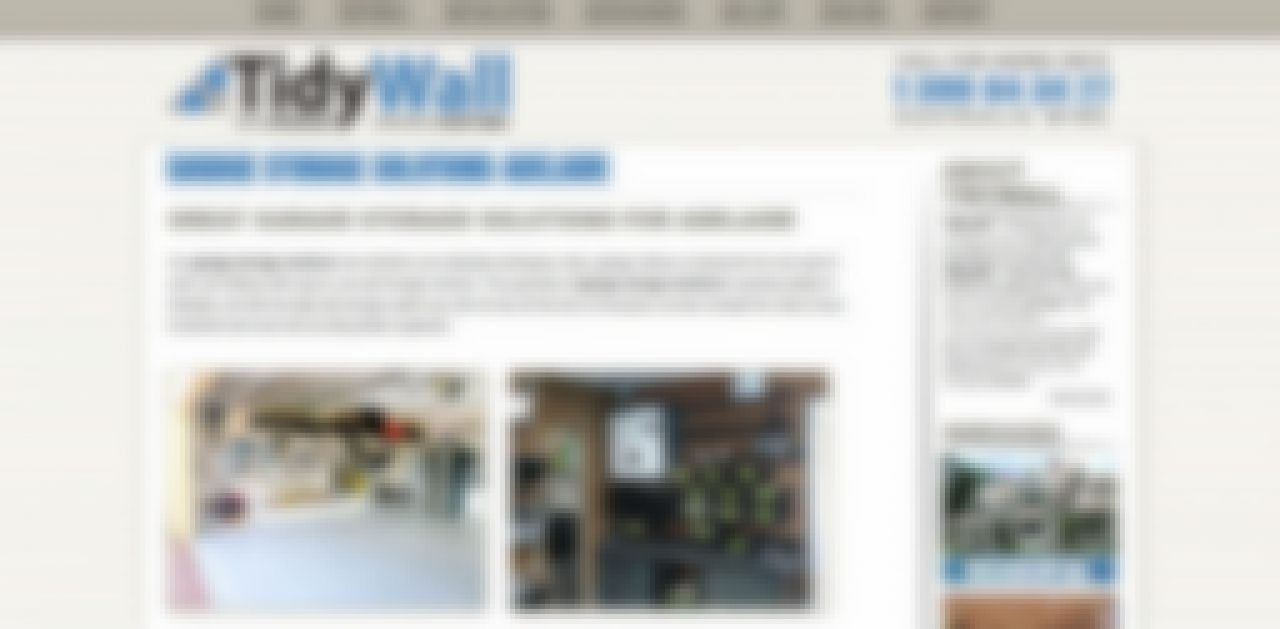 tidywall garage storage solutions adelaide